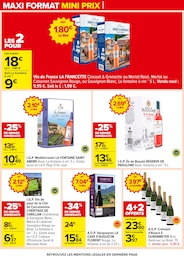 Prix et réduction Vin Rosé dans le prospectus Carrefour en cours Offre Vin Rosé dans le catalogue Carrefour du moment à la page 16