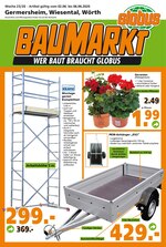Globus-Baumarkt Prospekt für Karlsruhe mit 20 Seiten Globus-Baumarkt Prospekt für Karlsruhe: "WER BAUT BRAUCHT GLOBUS", 20 Seiten, 02.06.2020 - 06.06.2020