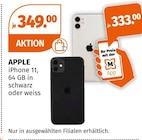 iPhone 11 bei Müller im Rottenburg Prospekt für 349,00 €