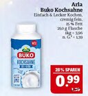 Buko Kochsahne Angebote von Arla bei Marktkauf Bautzen für 0,99 €