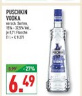 Vodka Angebote von Puschkin bei Marktkauf Arnsberg für 6,49 €