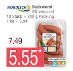 Bockwurst von nordisch im aktuellen Marktkauf Prospekt für 5,55 €