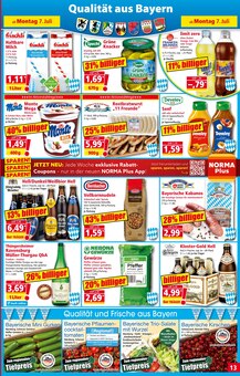 Norma Prospekt der aktuellen Woche, gĂŒltig von 07.07.2025 bis 12.07.2025 Aktueller Norma Prospekt "Mehr fĂŒrs Geld" mit 19 Seiten