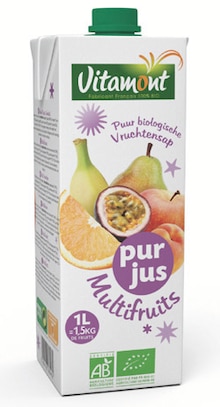 Pur jus multifruits tetra - NaturéO à Angers Pur jus multifruits tetra en promo chez NaturéO Angers à 1,64 €