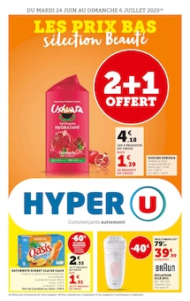 Prospectus Hyper U en cours, "LES PRIX BAS sélection Beauté", page 1 sur 44