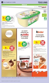 Promos Kinder dans le catalogue "MERVEILLEUSES PÂQUES" de Intermarché Express Kinder en promo dans le catalogue Intermarché Express à la page 14