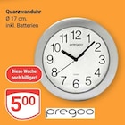 Quarzwanduhr im Angebot bei GLOBUS in Rostock Quarzwanduhr Angebote von pregoo bei GLOBUS Rostock für 5,00 €