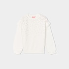 La Halle Figeac - Promo Sweat strass et volants manches longues ivoire fille Promo Sweat strass et volants manches longues ivoire fille à 15,99 € dans le catalogue La Halle à Figeac