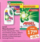 Waschmittel Pulver im Angebot bei tegut in Dreieich Waschmittel Pulver Angebote von Ariel bei tegut Dreieich für 17,99 €