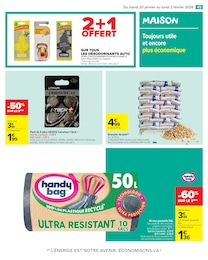 Prix et réduction Désodorisant dans le prospectus Carrefour Market en cours Offre Désodorisant dans le catalogue Carrefour Market du moment à la page 47