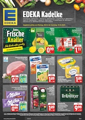 EDEKA Supermarkt Prospekt der aktuellen Woche mit 28 Seiten, gültig von 08.12.2025 bis 13.12.2025, in Mülsen und Umgebung Aktueller EDEKA Supermarkt Prospekt in Mülsen und Umgebung, "Wir lieben Lebensmittel!" mit 28 Seiten, 08.12.2025 - 13.12.2025