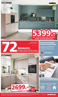 Küche im Segmüller Prospekt "SEGMÜLLER - HIGHLIGHT ANGEBOTE" mit 8 Seiten (Mannheim)