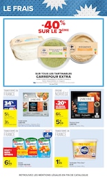 Prix et réduction Houmous dans le prospectus Carrefour en cours Offre Houmous dans le catalogue Carrefour du moment à la page 42