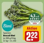 Broccoli Bimi im Angebot bei REWE in Norderstedt Broccoli Bimi Angebote von Bimi bei REWE Norderstedt für 2,22 €