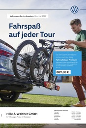 Aktueller Volkswagen Prospekt mit Fahrrad, "Neuer Frühling, neuer Grip", Seite 1