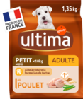 CROQUETTES AU POULET POUR PETIT CHIEN ADULTE ULTIMA - ULTIMA - Auchan Hypermarché à Dunkerque CROQUETTES AU POULET POUR PETIT CHIEN ADULTE ULTIMA - ULTIMA en promo chez Auchan Hypermarché Dunkerque à 5,35 €
