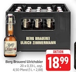 Aktuelles Ulrichsbier Angebot bei E center in Göppingen ab 18,99 €