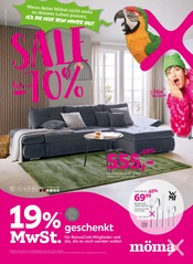 Aktueller mömax Prospekt mit Besteck-Set, "SALE bis -70%", Seite 1