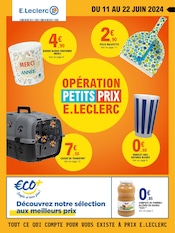 Prospectus E.Leclerc à Héricourt, "opération petits prix E.Leclerc", 16 pages de promos valables du 11/06/2024 au 22/06/2024