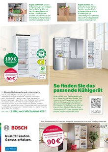 Gefrierschrank im aktuellen EP: Prospekt (Wuppertal) Gefrierschrank im EP: Prospekt "Deutschland vertraut Bosch." mit 12 Seiten (Wuppertal)