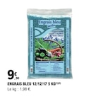 Engrais Bleu 12/12/17 KG en promo à 9,90 € chez E.Leclerc Engrais Bleu 12/12/17 KG dans le catalogue E.Leclerc