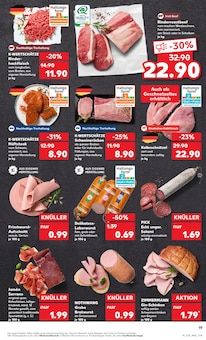 Roastbeef im Kaufland Prospekt "KNÜLLER" mit 52 Seiten (Freiburg (Breisgau))