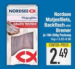 Matjesfilets von Nordsee im aktuellen EDEKA Prospekt für 2,49 €