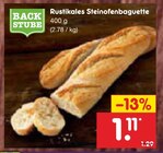 Rustikales Steinofenbaguette im aktuellen Netto Marken-Discount Prospekt