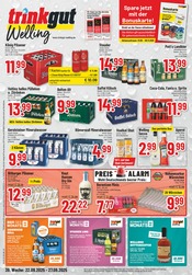 Veltins im Trinkgut Prospekt in Kaarst Aktueller Trinkgut Prospekt mit Veltins, "Aktuelle Angebote", Seite 1