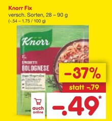 Knorr Fix bei Netto Marken-Discount in Erkelenz Knorr Fix im Angebot bei Netto Marken-Discount Erkelenz für 0,49 €