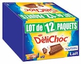 Biscuits avec tablette de chocolat lait - DELICHOC - Intermarché à Castres Biscuits avec tablette de chocolat lait - DELICHOC en promo chez Intermarché Castres à 13,94 €