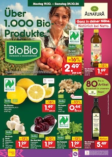 Bio Öl Angebot im Netto Marken-Discount Prospekt, gültig von 19.10.2026 bis 24.10.2026 Bio Öl Angebot im aktuellen Netto Marken-Discount Prospekt auf Seite 10