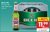 Pils Angebote von Beck's bei Netto Marken-Discount Forst für 11,99 €