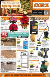 OBI Baumärkte Prospekt der aktuellen Woche mit 4 Seiten, gültig von 08.11.2025 bis 15.11.2025, in Sontra und Umgebung Aktueller OBI Baumärkte Prospekt in Sontra und Umgebung, "FREU DICH AUF DIE ADVENTSZEIT" mit 4 Seiten, 08.11.2025 - 15.11.2025