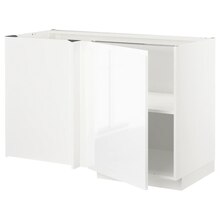 IKEA Ulm - IKEA METOD Eckunterschrank mit Boden weiß, Voxtorp Hochglanz/weiß 128x68 cm IKEA METOD Eckunterschrank mit Boden weiß, Voxtorp Hochglanz/weiß 128x68 cm Angebot bei IKEA Ulm im Prospekt "Für Sommernachts-Träume"