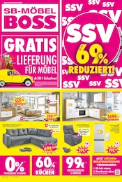 SB Möbel Boss Prospekt "SSV", 4 Seiten, 01.08.2026 - 01.08.2026 Aktueller SB Möbel Boss Prospekt, "SSV", mit Angeboten der Woche, gültig von 01.08.2026 bis 01.08.2026