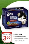 Katzennassfutter im Angebot bei GLOBUS in Neunkirchen Katzennassfutter Angebote von Purina Felix bei GLOBUS Neunkirchen für 3,66 €