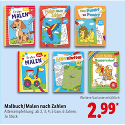 Malbuch/Malen nach Zahlen