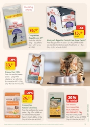 Prix et réduction Croquettes chat stérilisé dans le prospectus Maxi Zoo en cours Offre Croquettes chat stérilisé dans le catalogue Maxi Zoo du moment à la page 9