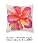 Kissenhülle „Flower“ im Segmüller Prospekt Kissenhülle „Flower“ von im aktuellen Segmüller Prospekt für