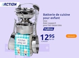 Batterie de cuisine pour enfant dans le catalogue Action