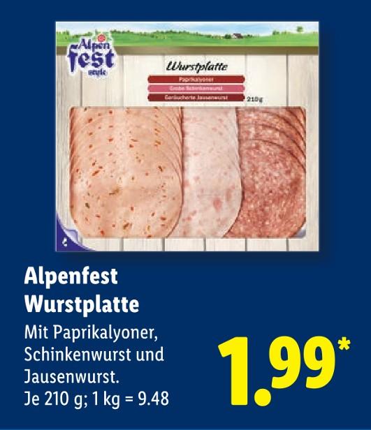 Wurstplatte
