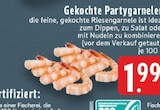Aktuelles Gekochte Partygarnelen Angebot bei E center in Krefeld ab 1,99 €
