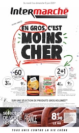 Catalogue Intermarché à Bolquère, avec 20 pages Prospectus Intermarché à Bolquère, "EN GROS, C'EST MOINS CHER", 20 pages, 03/06/2025 - 15/06/2025