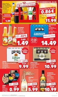 Coca Cola im Kaufland Prospekt "Aktuelle Angebote" mit 70 Seiten (Halberstadt)