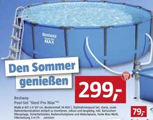 Pool von Bestway bei BAUHAUS Pool von Bestway für 299,00 € bei BAUHAUS im Prospekt "Richtig gut macht richtig glücklich"