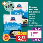 Feta von Olympus für 1,99 € bei Netto Marken-Discount im Angebot Feta von Olympus im aktuellen Netto Marken-Discount Prospekt