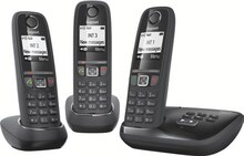Téléphone fixe sans fil AS470A Trio noir - Office DEPOT à Ris-Orangis Téléphone fixe sans fil AS470A Trio noir en promo chez Office DEPOT Ris-Orangis à 84,59 €