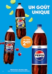 Prix et réduction Pepsi dans le prospectus B&M en cours Offre Pepsi dans le catalogue B&M du moment à la page 8