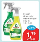Glas-Reiniger Angebote von Frosch bei budni Seevetal für 1,79 €
